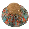 Chapeaux de fête de plage d'été pour dames, Protection UV, casquette de plage respirante, Style bohème, chapeau pour femmes