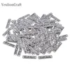 Chzimade 100pcs/Lot Lot Vintage Metal Alloy Labels Handmade Tags Hand Made Made Forms for Diy Sewing Materials