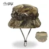 Outfly – chapeau militaire de Camouflage numérique pour hommes, Camping en plein air, bord court, protection solaire, seau de Jungle bionique, vente en gros, 220525
