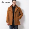 Plus Taille 2020 Smart Casual Hommes Manteaux Manteaux Mode Poches Robe d'hiver Manteau Nouveautés LJ201110