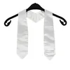 Party Sublimated Graduation Tie Blank Graduation Stole Sash Unisex Adult Plain Honor Stoles Polyester DIY Parties Celebration Ties