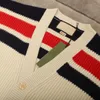 Men's Plus Tees & Polos Designer New Jacquard Letter Knitted Sweater In Autumn Winter Acquard Knitting Machine E Custom Jnlarged Detail Crew Neck 2XL I7RB