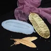 Feather Wings Silicone Tray Disk Mold DIY Metal Sense For Storage Of Jewelry Kitchen Baking Cake Tool JU0116 220721