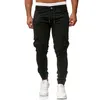 Men's Pants Men Skinny Casual 2022 Hip Hole Harem Streetwear Mens Fashion Cargo Jogger Workout Design Sportswear