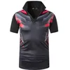 Jeansian Herren Sport T-Shirt Poloshirts POLOS Poloshirts Golf Tennis Badminton Dry Fit Kurzarm LSL304 Schwarz 220623