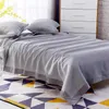 Koce Waffle Plaid Bawełniana Sofa Rzuć Koc Lato Błędnik Oddychający Japoński Ręcznik Kołdra na łóżka Miękka Coverlet