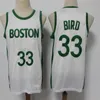 2022 Hot Sell Mens Jayson Tatum Kemba Walker baskettröjor Stitched City Bostonian Edition 33 Bird Jersey med