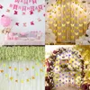 Party Decoration Gradient Colors Butterfly Paper Garlands Banner Hanging For Wedding Birthday Baby Shower Kids Room DecorParty