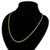 Catene Collana a catena in oro da uomo per uomoGioielli da donna 20quot 23quot 26quot Colore Collane in corda di acciaio inossidabile Uomo Collier9082763