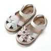 Rainbow Unicorn Baby Shoes Sandalias de playa para niños Fondo suave de cuero suave Shops Safty Shoes para niños Summer 220527