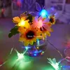 Strings 2m 3m 4m 5m 10m Battery Operated Christmas Garland Lights Navidad 3D Butterfly LED String Fairy Guirlande Lumineuse LedLED