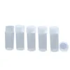 5G plastik küçük beyaz saydam şişeler taşınabilir büyük mühür ekibi kap mühürlü kozmetik sıvı şişe doldurulabilir midince kavanozları