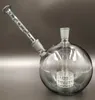 Vintage Globe Sferical Pocket Glass Bong Hookah Smoking Pipes Oil Burner met kom of banger kan een klantlogo plaatsen door DHL UPS CNE