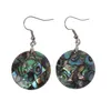 Dangle Lustre Naturel Paua Abalone Shell Crochet Boucles D'oreilles Perle Pendentif Femmes Mode Bijoux GiftsDangle Dale22