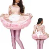 Robes décontractées Sissy Sweet Classic Lolita Robe Fancy tablier Maid Laser Pouffle Longue Costume brillant avec des gants et des cravates XS3934577