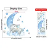 Baby Boy Elephant Sleeping Moon Wall Stickers per la camera dei bambini Baby Nursery Room Decoration Stickers murali Home Decor Cartoon Animal 220727