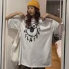 Korte Vrouw Grafische Tee vrouwen Katoenen T-shirt Harajuku Kleding Koreaanse Mode Vrienden Sexy Top Retro Leuke Tops voor Meisjes Y2k