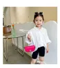 2022 Girls Princess Handväskor Trend Kids Pu One Shoulder Cross-Body Bag Fashion Crocodile Skin Baby Zero Wallet F1427