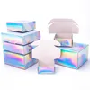 غلاف الهدايا 10pcs / تعبئة الليزر البسيطة Carton Carton Party Box Soap يدعم الحجم المخصص واللوجوجر