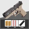 G18 USP 권총 장난감 총 블래스터 소프트 총알 공압 총 총알이있는 소년을위한 아르마 성인 야외 CS 생일 선물
