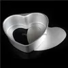 Cake Tools Bakeware Kitchen Dining Bar Home Garden 4/6/8/10 Inches Heart Shaped Pizza Pan Wedding Birthday Baking Cakes Tin Cheesecake Pa