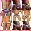 8pcs Hip Raise Gay Gay Sexy Men's slipjes Briefs mannen onderbroeken nieuwe katoenen slip jockstrap ondergoed man korte tanga u pouch t220816