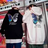 Gonthwid Felpe con cappuccio Felpe Streetwear Hip Hop Harajuku Casual Sweat Shirts Shirts Mens Fashion Pullover Top 220402