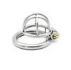 Vatine Stainless Steel Penis Rings Sex Toys For Man Erotic Anti-masturbation Small Cock Cage Male Chastity Device Y19070602