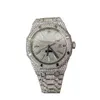 아이스 아웃 럭셔리 패션 다이얼 시계 밴드 베젤 VVS Moissanite Mens 여성 다이아몬드 판매 제품