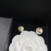 Pearl Earing Designer Jóias Luxurys Brincos Para Mulheres 925 Prata Boucle Studs Letras Hoops Amor Brincos Caixa de Presentes de Casamento 2024 Nice