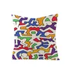 Fronha 45x45cm Keith Throw Cover Harings Colorful Graffiti Art Luxo Almofada Fronha Macia Decoração do Quarto para CasaTravesseiro