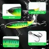 8pcs whopper plopper 10cm14cm عائم لكل صيد إغراء الطعم الصلب الاصطناعي المتدفق الذيل الدوران معالجة الأسماك ثلاثية الأبعاد عيون 220726