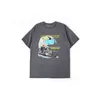 rhude t 셔츠 세탁 Do Old Eagle Top Tees 남자 여자 고품질 캐주얼 스트리트웨어 티셔츠 233N