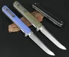 4 Color Available Pocket Folding knife 5CR13Mov Blade G10 Handle EDC Damascus Collect Folding Knives