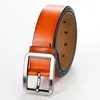 Belts Trend Retro Men Belt High Quality Alloy Pin Buckle Solid Color Business Affairs Casual 120 CmBelts