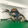 Anpassad riktig uppblåsbara dinosaurmodell Spinosaurus Jussica Park Animal Balloon Blow up Spinosaur för Museum Event
