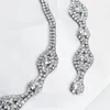 Kedjor EFILY RHINESTONE BRIDAL BACKDROP NECKLAMS FÖR VÄRKE KLÄNNING Luxury Woman Jewelry Långt baklösa brudbrudtärna Giftchains