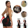 Taille formateur pour les femmes taille haute ventre contrôle culotte dentelle bout à bout rembourré rehausseur de hanche shapewear mince corps shaper shorts Y220411