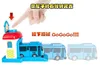 Juego de 4 Uds. Modelo a escala Tayo, el pequeño autobús, autobús en miniatura para niños, bebé oyuncak, garaje, autobús tayo, vehículo de impacto de eyección 2207013369014