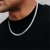 Tenis ukończył europejski i amerykański krótki stal nierdzewna łańcuch łańcuchi węża Samica Ins Hip Hop Cold Style Choker Prosty Choker Clavicle