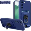 ناعم TPU Silicone Phone Case Pocket متعدد الوظائف مع Kickstand Ring Magnetic For iPhone 14 Pro Max 13 12 11 XS XR Samsung A33 A53 A73 5G S22 Ultra S21 Fe