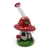 Wholesales Glass Bongs Heady Hookahs Mushroom Style Unique Bong Thick Pyrex Oil Dab Rigs 14mm Male Joint Water Pipes With Glass Bowl