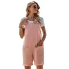 Women's Jumpsuits & Rompers Women Cotton Linen Romper Button Pocket Ladies Playsuits Sexy Backless Straps Bow Tank Jumpsuit Spring Casual Lo