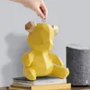 Tirelire ours en peluche Figurines tirelire cadeau boîte de rangement de mariage argent pour enfants porte-pièces boîte enfants jouet banque de pièces 2204256360718