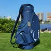 2023 гольф летние кожаные женские мужские мужские брусные бретельные брепонки сумка для ретро -печать гольф -клуб сет