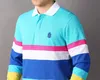 2023S New Spring Cotton Polos Shirt Men Long Sleeve Fashion City Europe and America Casual Color S-5XL