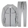 Men's Tracksuits Men Duas peças set homens de esportes ao ar livre Terno casual de tamanho grande e beisebol uniforme de algodão masculino atroférico