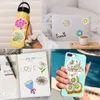 100 stks bloemen sticker vrij leuke plant grappige stickers aan DIY laptop reizen case gitaar telefoon koelkast skateboard plakboek