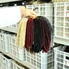 Tresses synthétiques au Crochet torsadées de printemps, 8 pouces, Extensions capillaires crépues et bouclées au Crochet, 30 racines