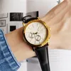 Мужчины роскошные часы модные марки часы для женщин леди девушка стиль кожаный ремешок кварцевые наручные часы мужские кварцевые часы